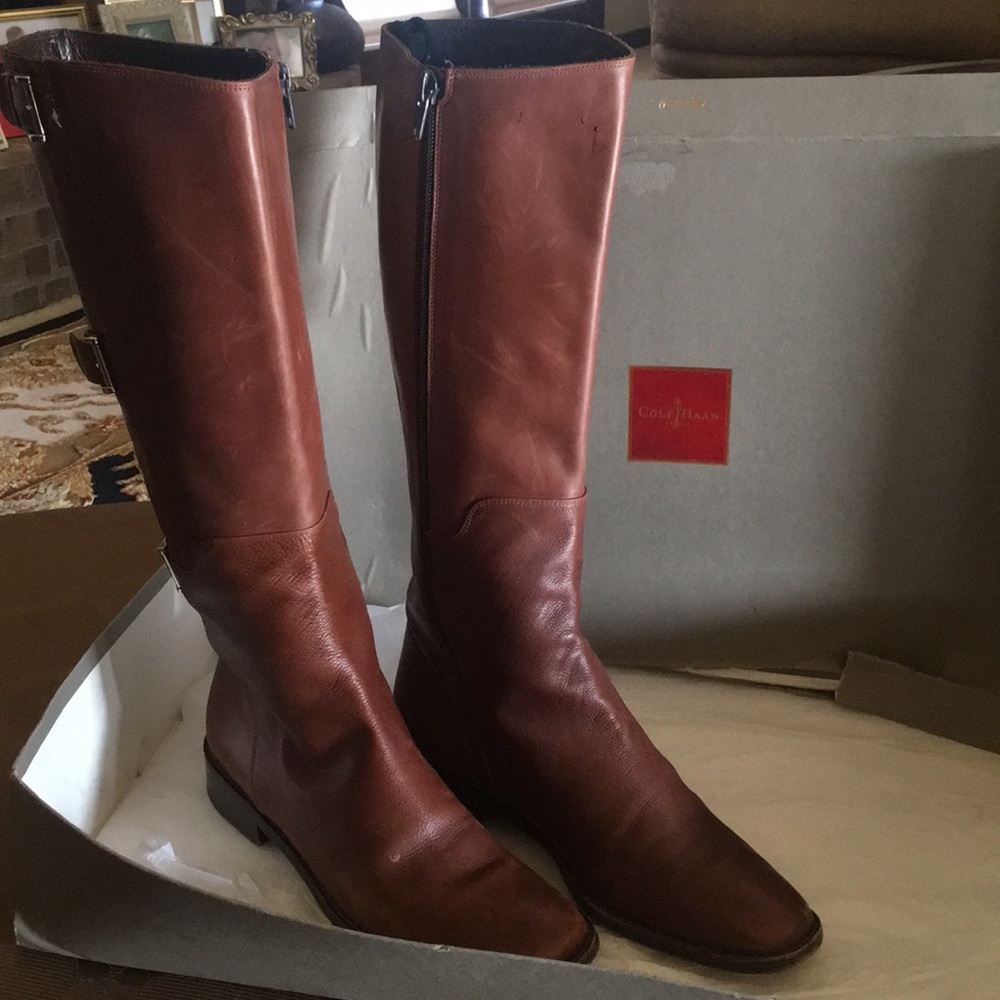 Cole Haan Leather knee high boots 🎉Host Pick🎉 - Picture 3 of 8